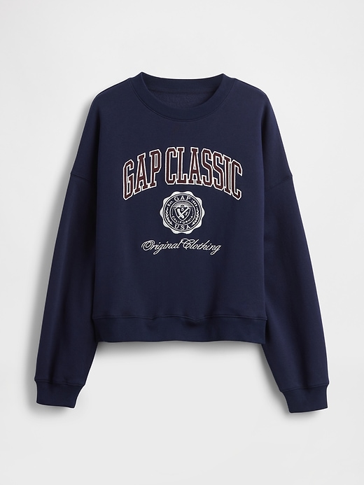 vintagesoft logo wedge sweatshirt