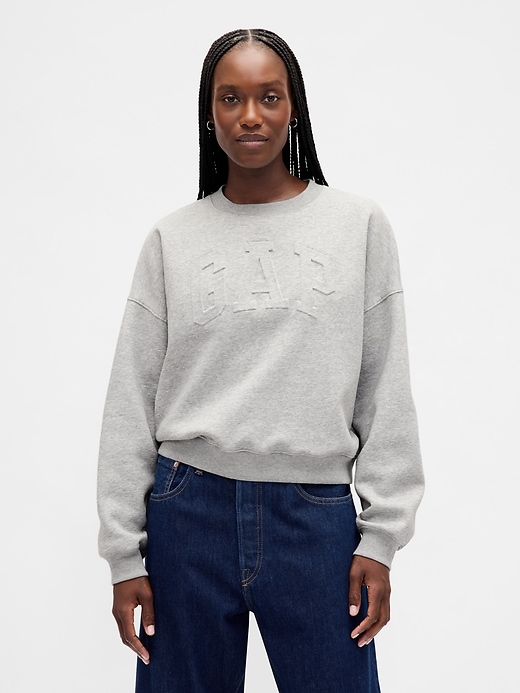 vintagesoft logo wedge sweatshirt