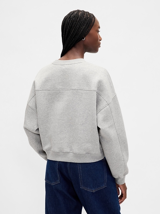 vintagesoft logo wedge sweatshirt