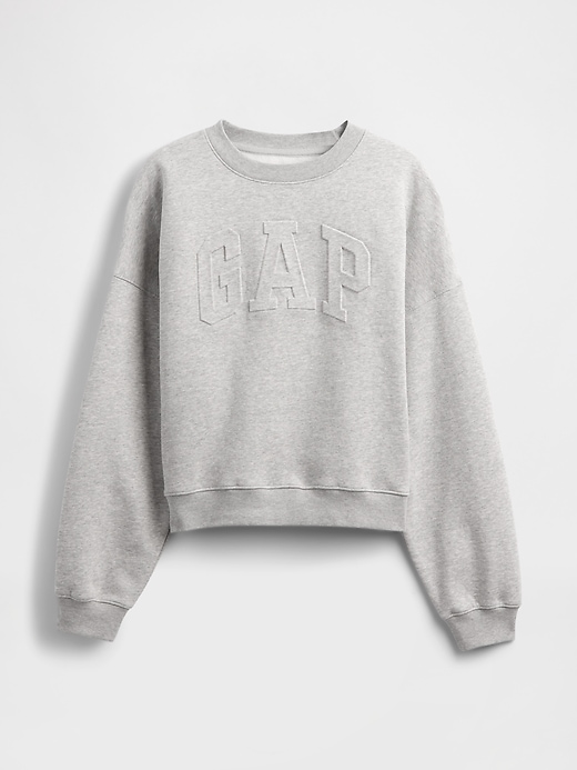 vintagesoft logo wedge sweatshirt