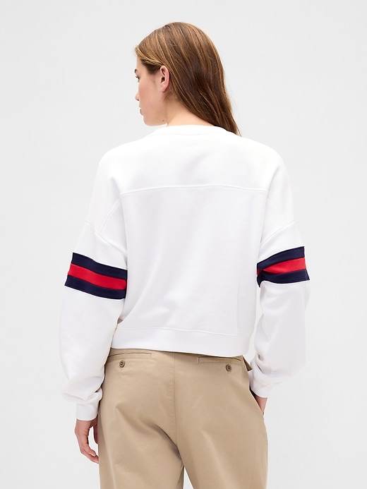 vintagesoft logo wedge sweatshirt
