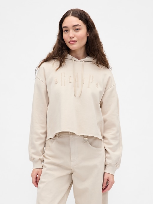 gap × bÉis Übergroßer crop-hoodie