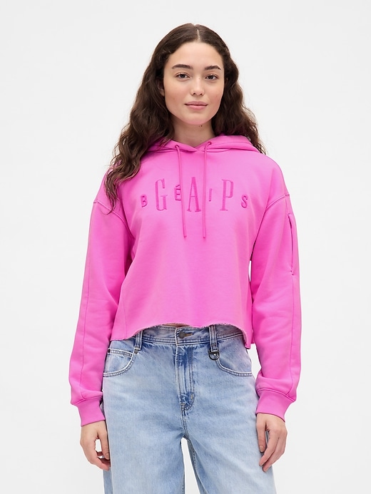 gap × bÉis Übergroßer crop-hoodie