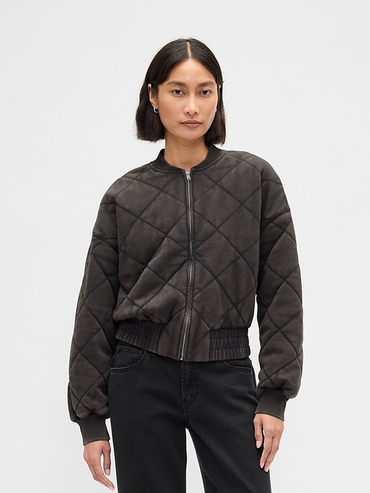 vintagesoft steppbomberjacke