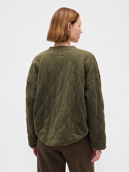 vintagesoft steppjacke in oversize-größe