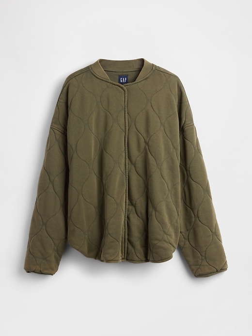 vintagesoft steppjacke in oversize-größe