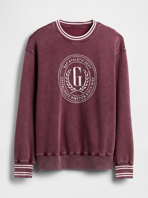 vintagesoft oversized logo sweatshirt