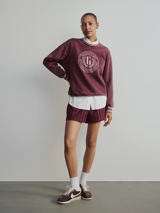 vintagesoft oversized logo sweatshirt