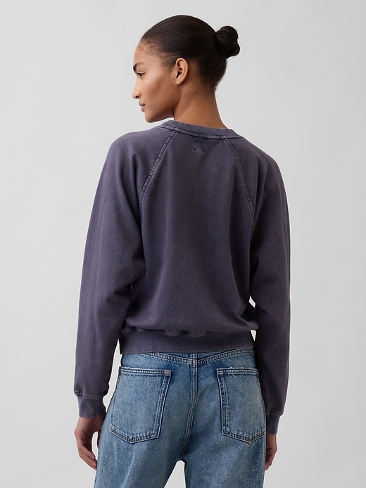 raglan-sweatshirt aus french terry
