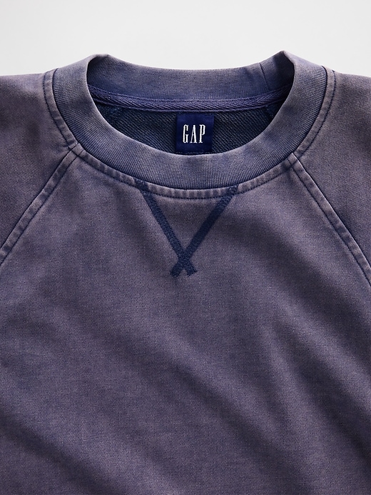 raglan-sweatshirt aus french terry