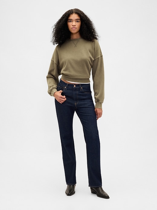 schweres übergroßes french-terry-sweatshirt