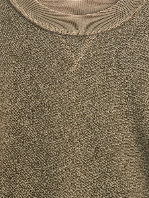 schweres übergroßes french-terry-sweatshirt