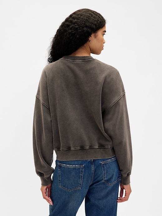 schweres übergroßes french-terry-sweatshirt