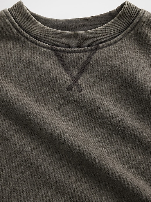 schweres übergroßes french-terry-sweatshirt