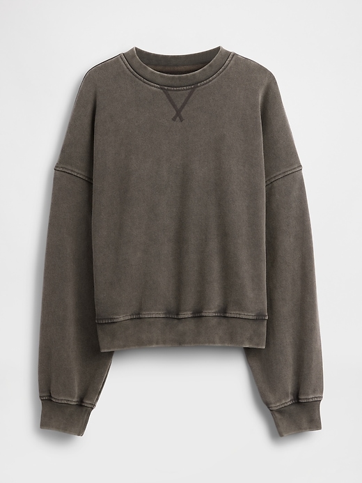 schweres übergroßes french-terry-sweatshirt