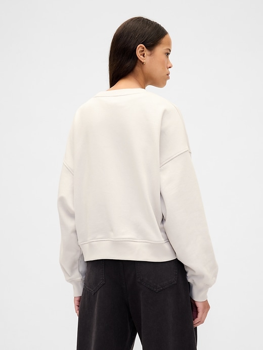 schweres übergroßes french-terry-sweatshirt