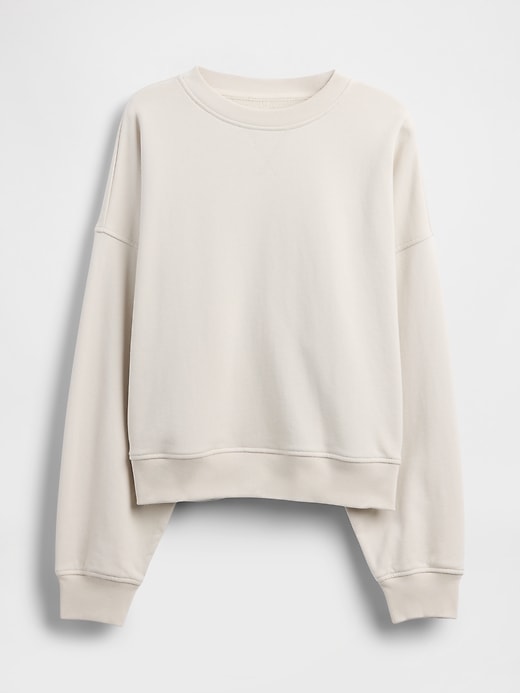 schweres übergroßes french-terry-sweatshirt
