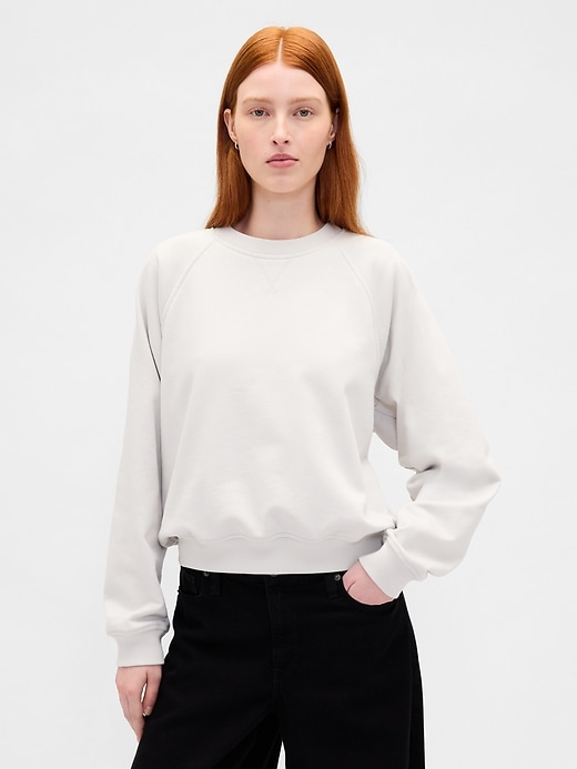 raglan-sweatshirt aus schwerem french terry
