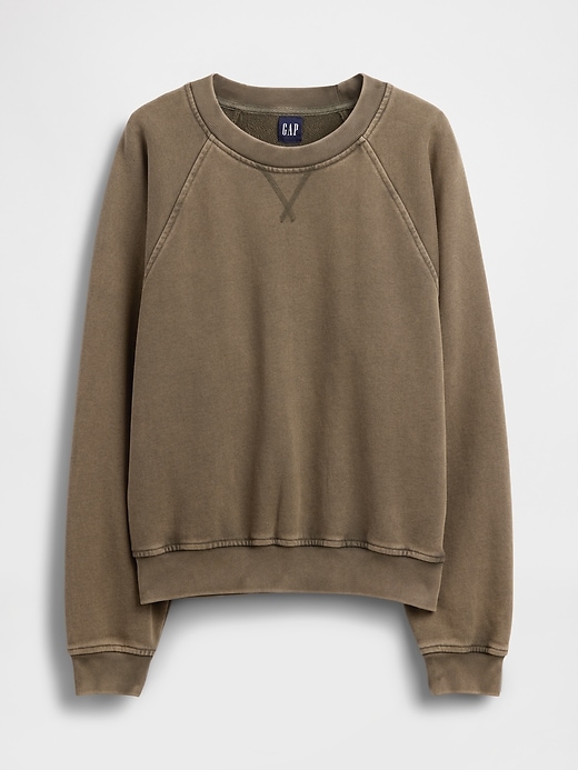 raglan-sweatshirt aus schwerem french terry