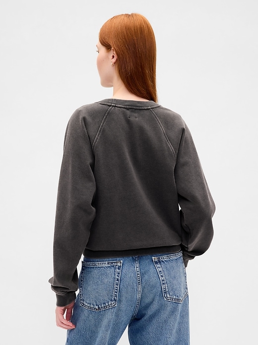 raglan-sweatshirt aus schwerem french terry