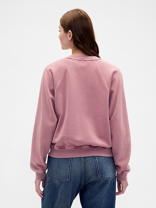 raglan-sweatshirt aus schwerem french terry