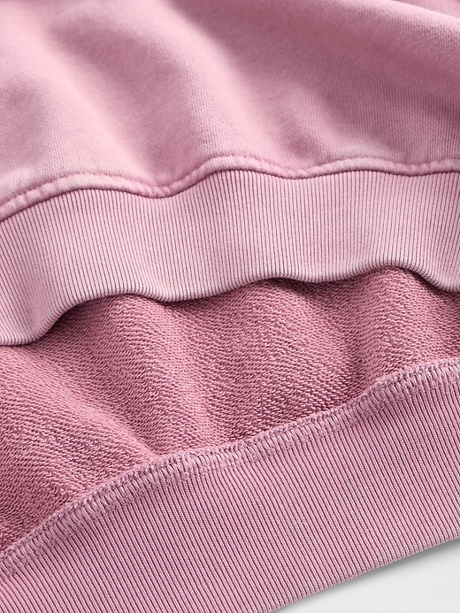 oversize-sweatshirt aus schwerem french terry