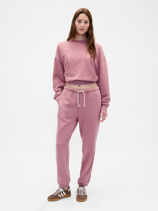 oversize-sweatshirt aus schwerem french terry