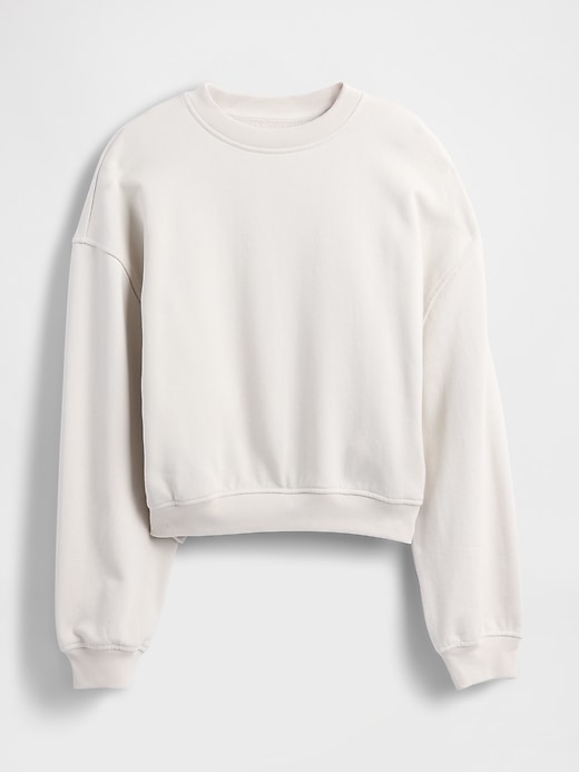 oversize-sweatshirt aus schwerem french terry