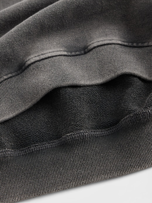 oversize-sweatshirt aus schwerem french terry