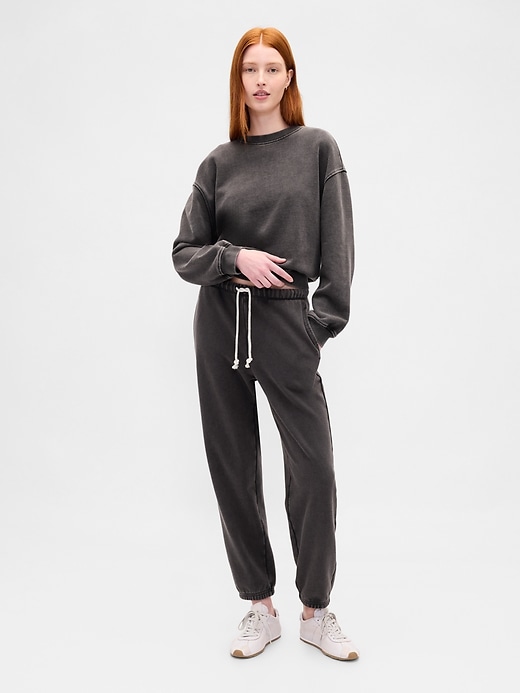 oversize-sweatshirt aus schwerem french terry