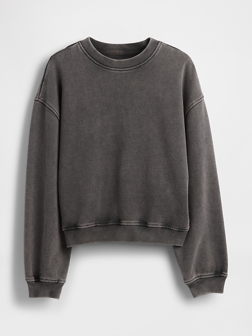 oversize-sweatshirt aus schwerem french terry