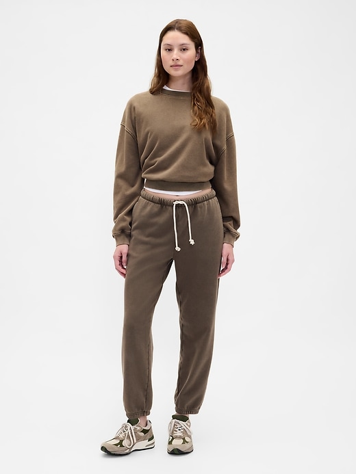 slim-fit-jogginghose aus schwerem french terry
