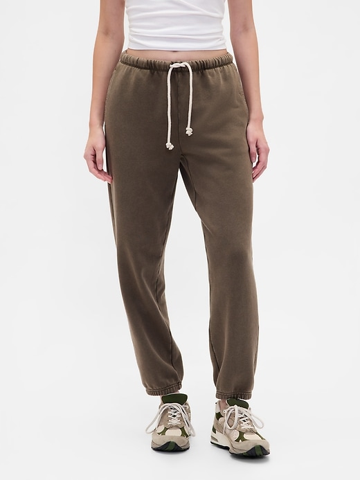 slim-fit-jogginghose aus schwerem french terry