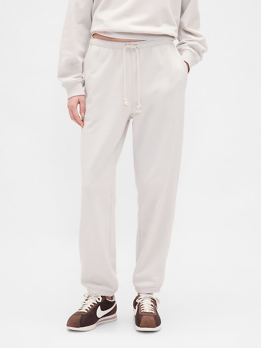 slim-fit-jogginghose aus schwerem french terry