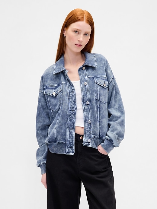 vintagesoft relaxed icon sweatshirtjacke