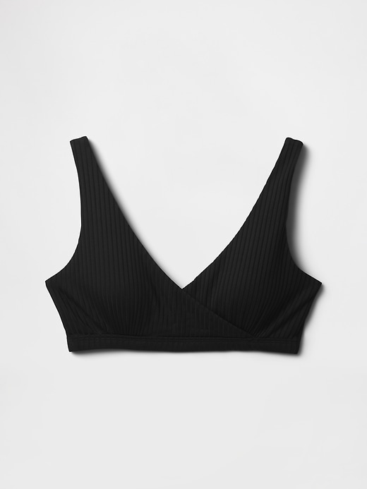 bikini-oberteil mit rippen