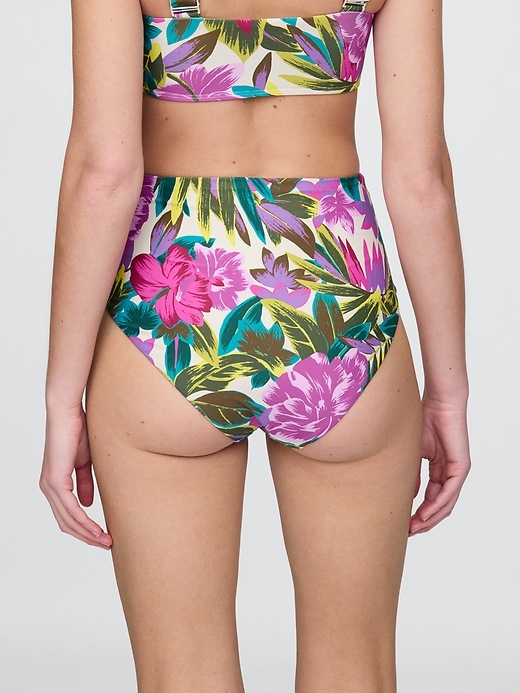 bikinihose mit hohem bund