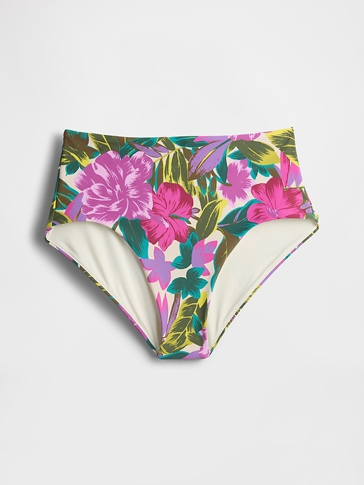 bikinihose mit hohem bund