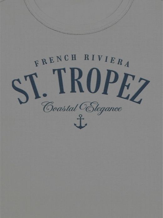 st. tropez grafik baby fit t-shirt