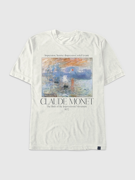 monet sunrise grafik-t-shirt
