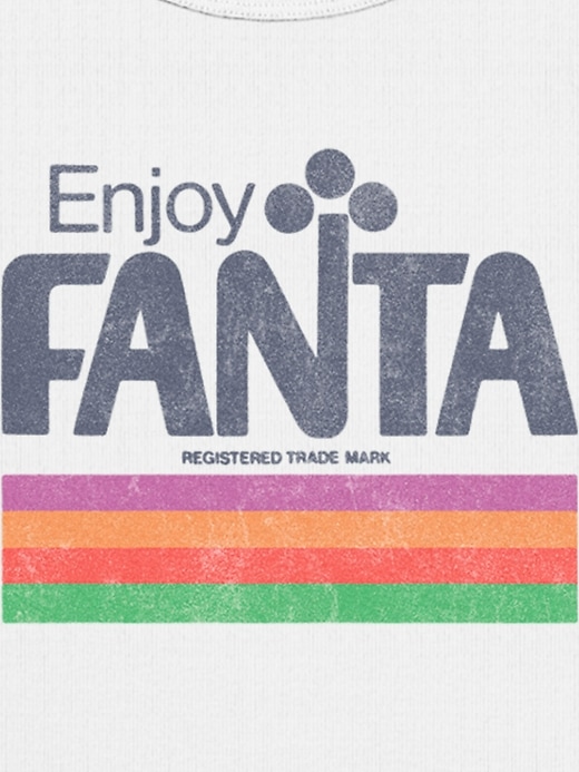 retro fanta grafik baby fit t-shirt
