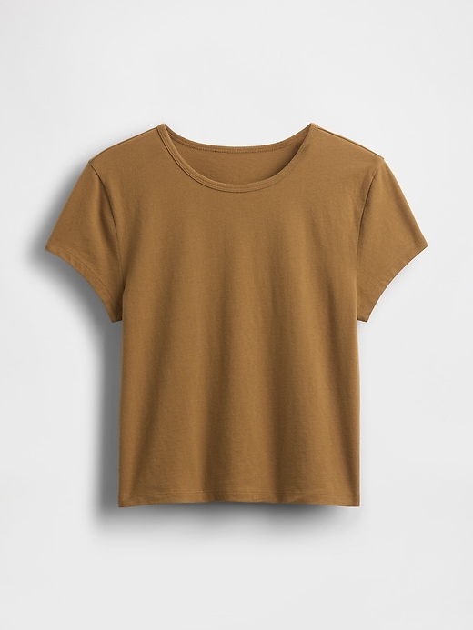 baby-t-shirt aus baumwolljersey