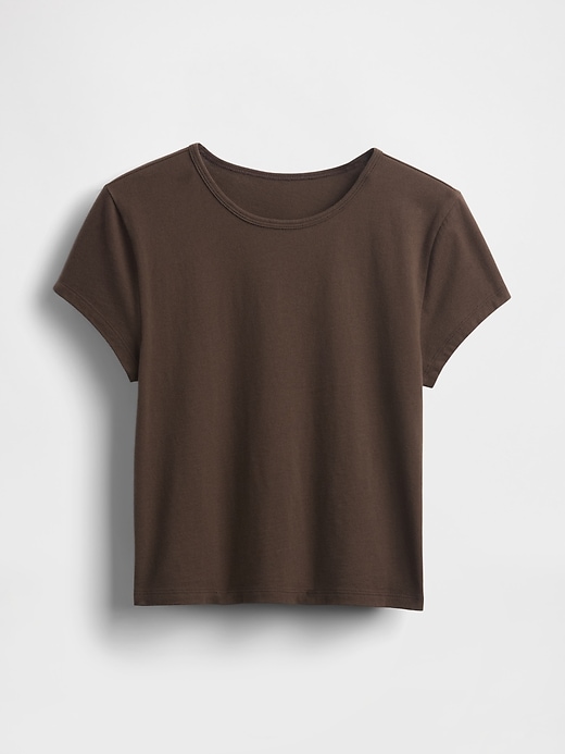 baby-t-shirt aus baumwolljersey