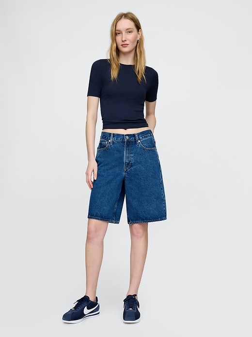 modernes rundhals-t-shirt