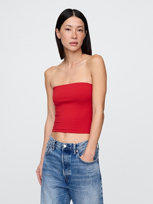 closestrick crop tube top