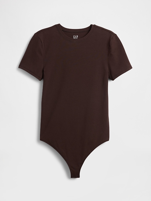 feingestrickter jersey-t-shirt-string-body