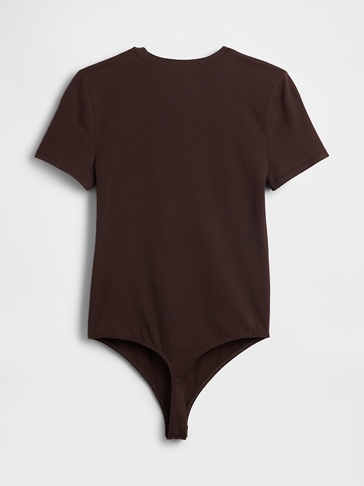 feingestrickter jersey-t-shirt-string-body