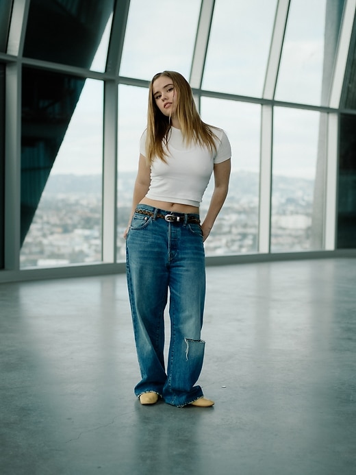 modernes crop-t-shirt
