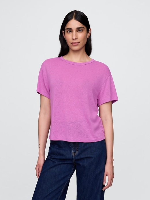 leinenmischgewebe-t-shirt