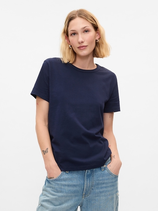 vintagesoft t-shirt aus bio-baumwolle